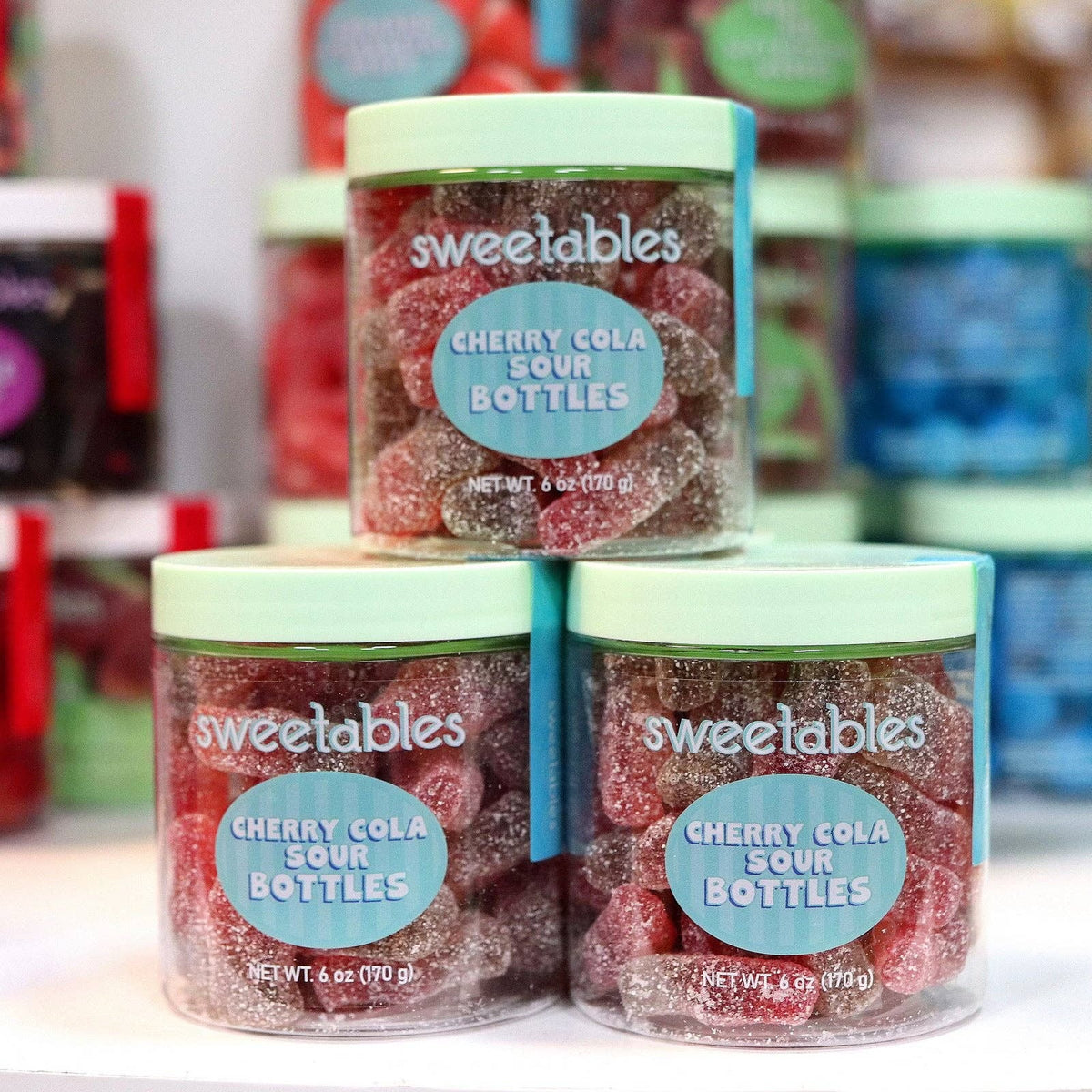 Sweetables sour candy jar