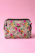 Daisy Polka Dot Cosmetic Bag