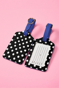 Jet Set Luggage Tag – After Dark Polka Dot (Set of 2)