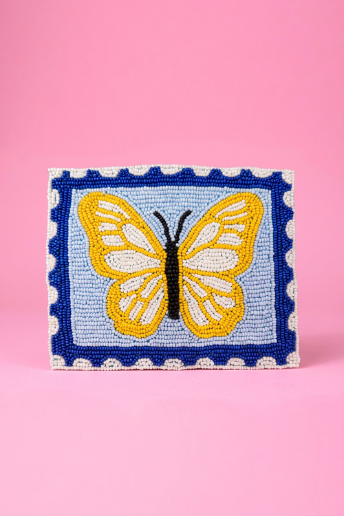 Beaded Coin Purse – Butterfly