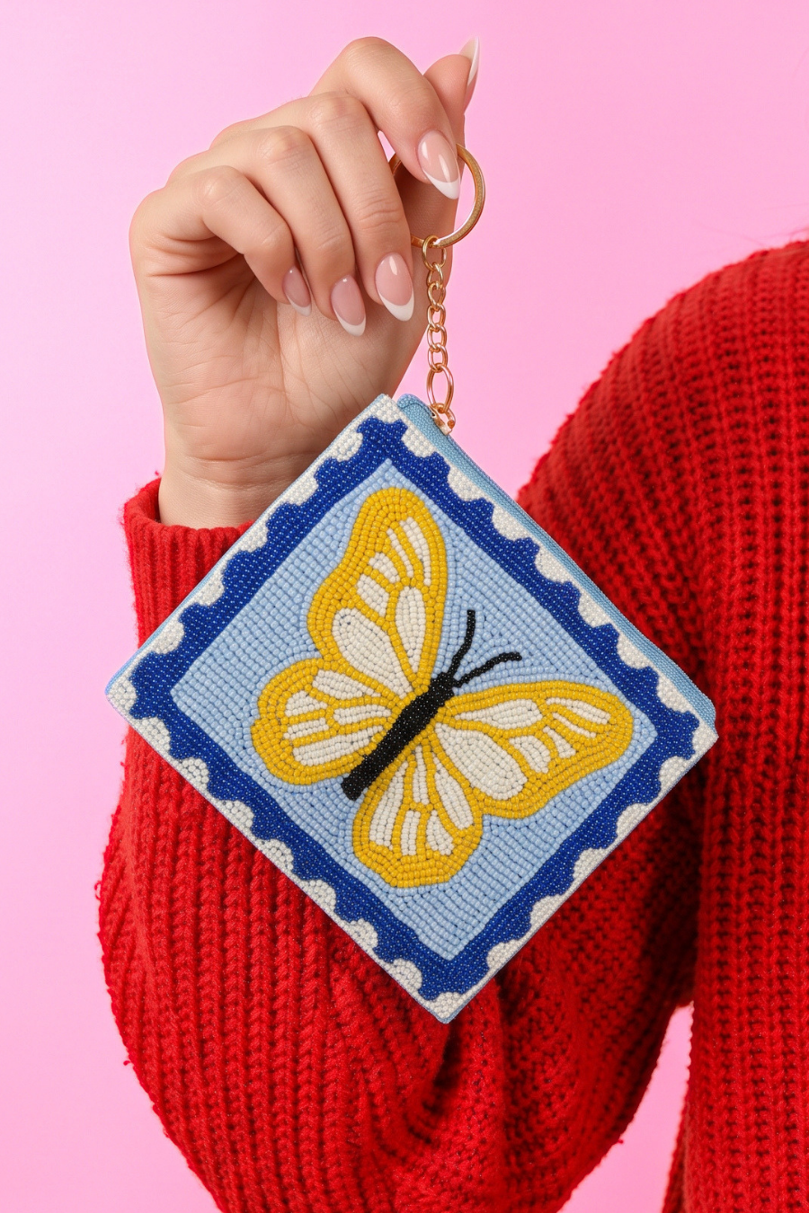 Beaded Coin Purse – Butterfly