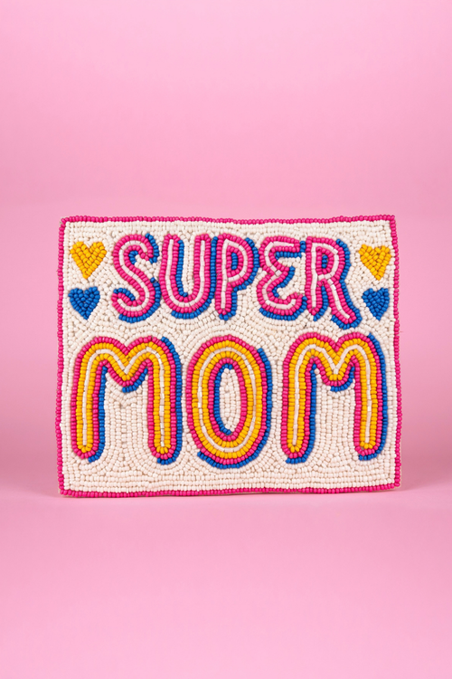 Beaded Coin Purse – Super Mom