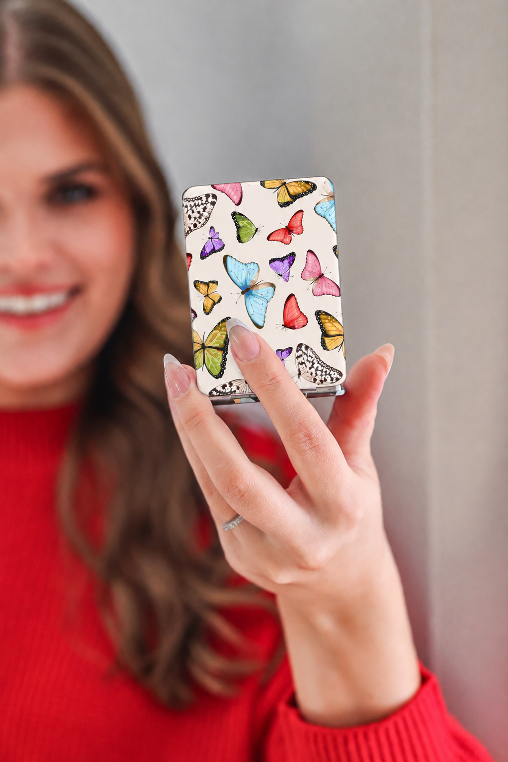 Compact Mirror – Butterfly Bliss
